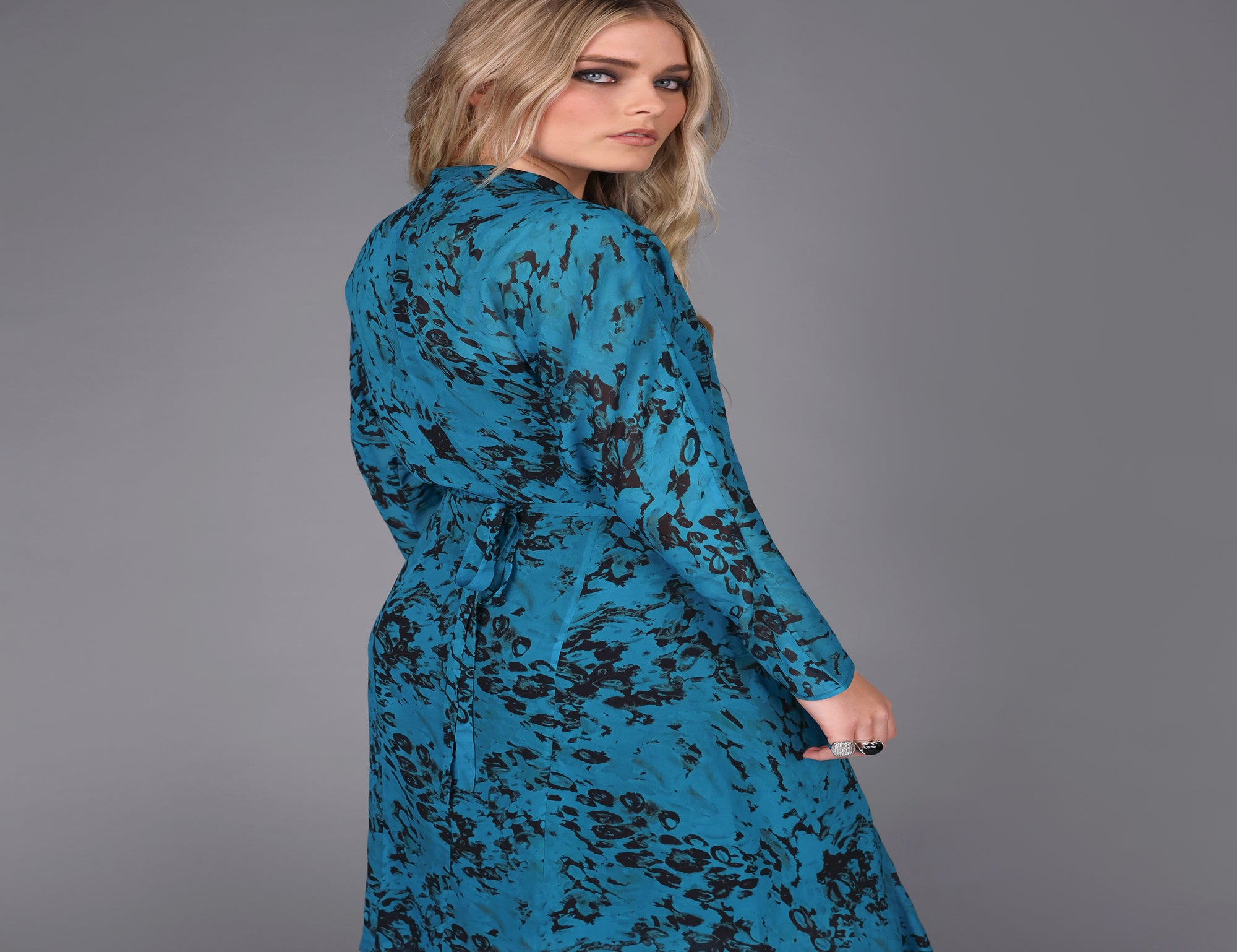 Azul Print Dress