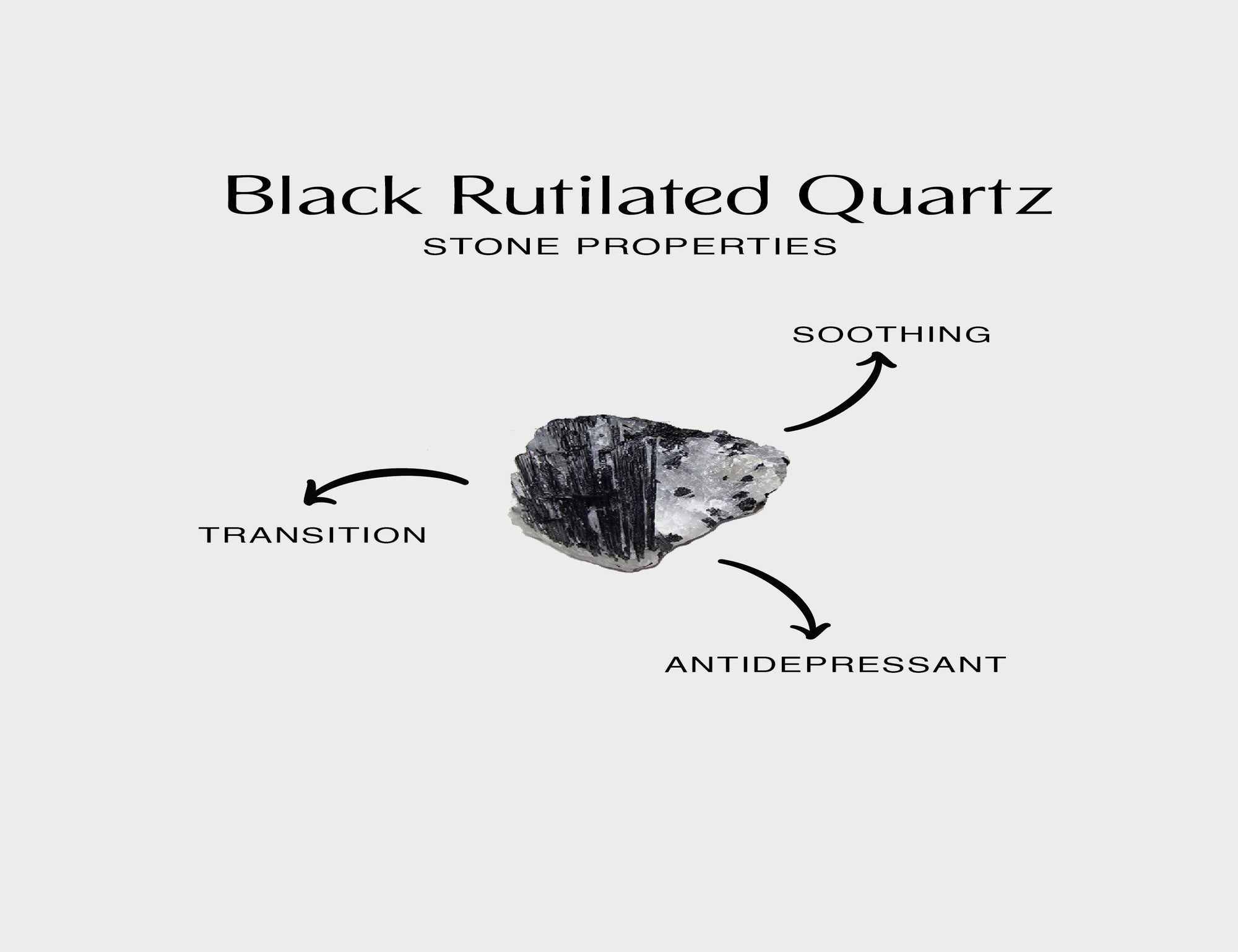 Black Rutilated Quartz Bracelet