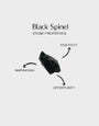 Black Spinel Silver Bracelet