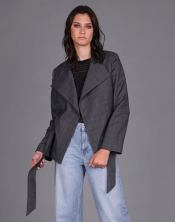 Grey Check - Storm Women's Clothing