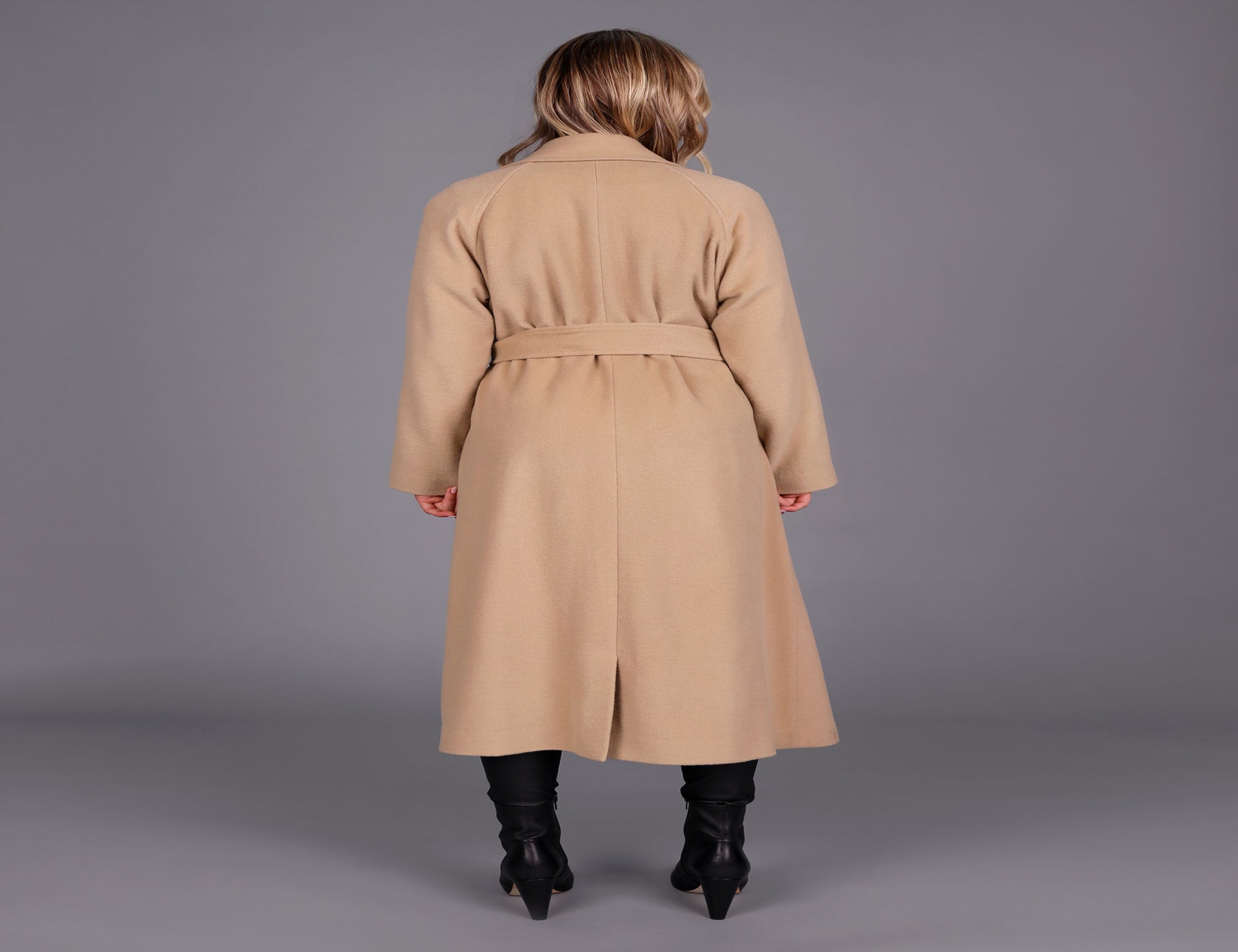 Chief Wool Belted Wrap Coat