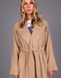 Chief Wool Belted Wrap Coat