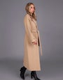 Chief Wool Belted Wrap Coat