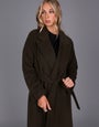 Chief Wool Belted Wrap Coat