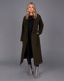 Chief Wool Belted Wrap Coat