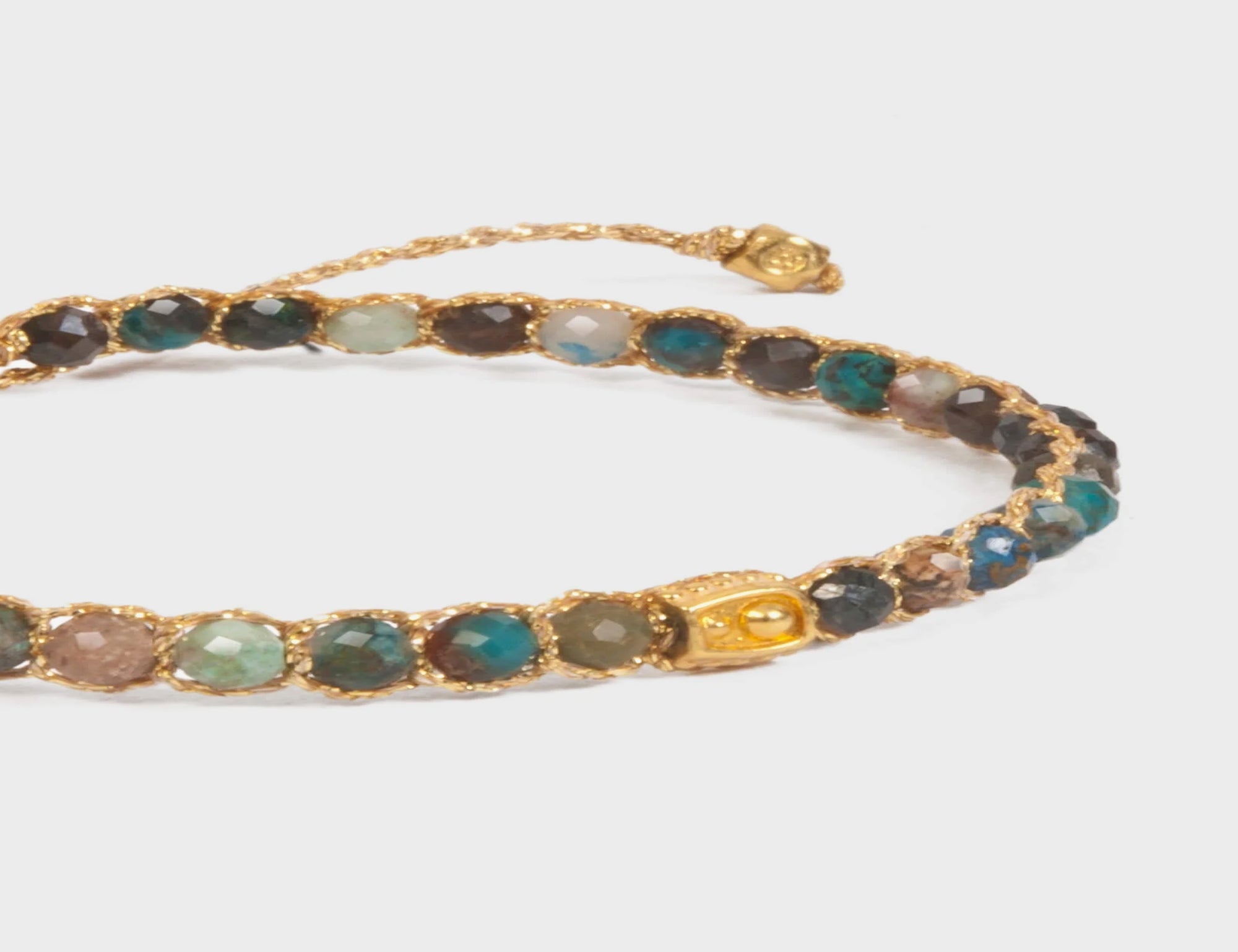 Chrysocolla Agate Bracelet