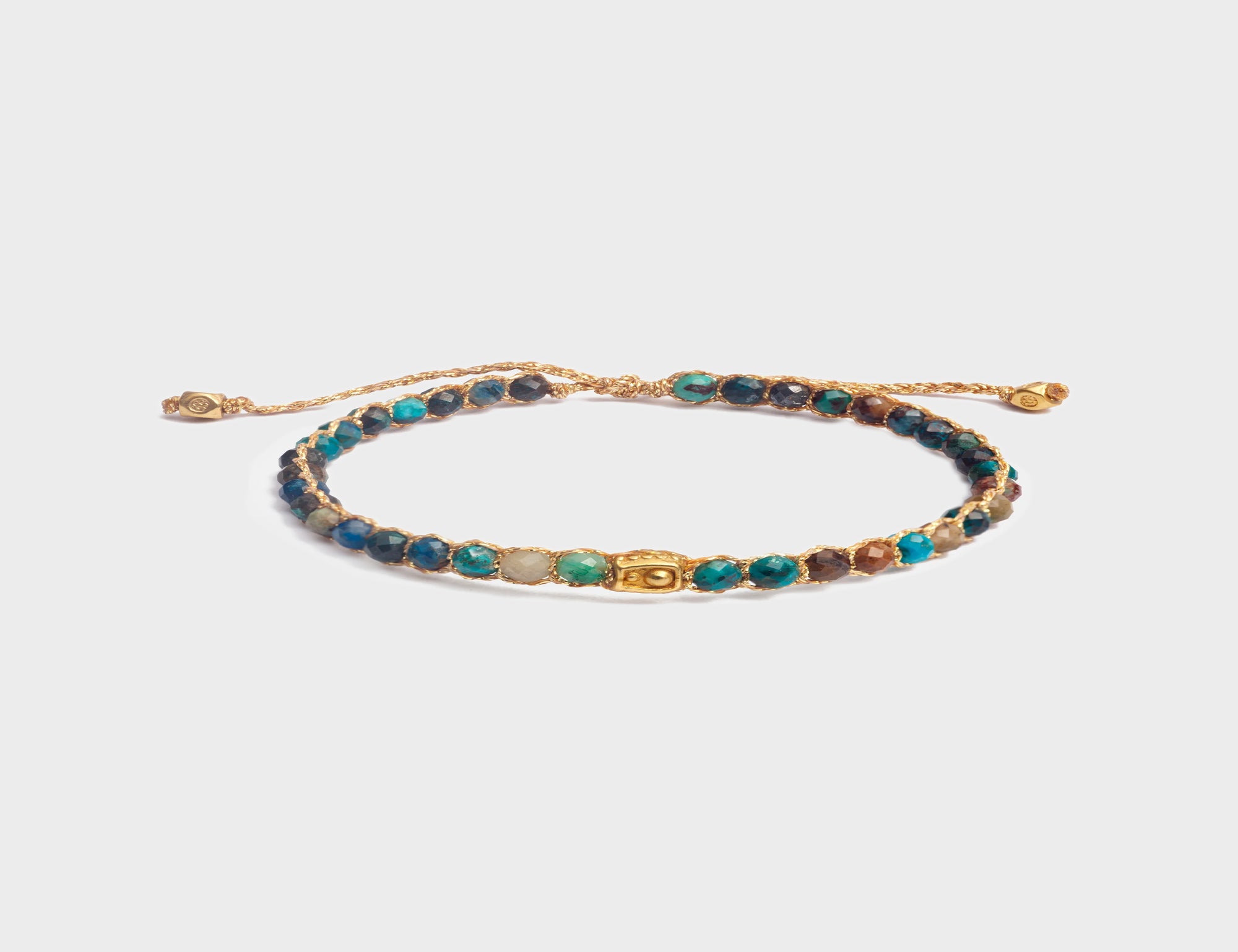 Chrysocolla Agate Bracelet