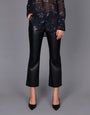 Crop Vegan Leather Pant