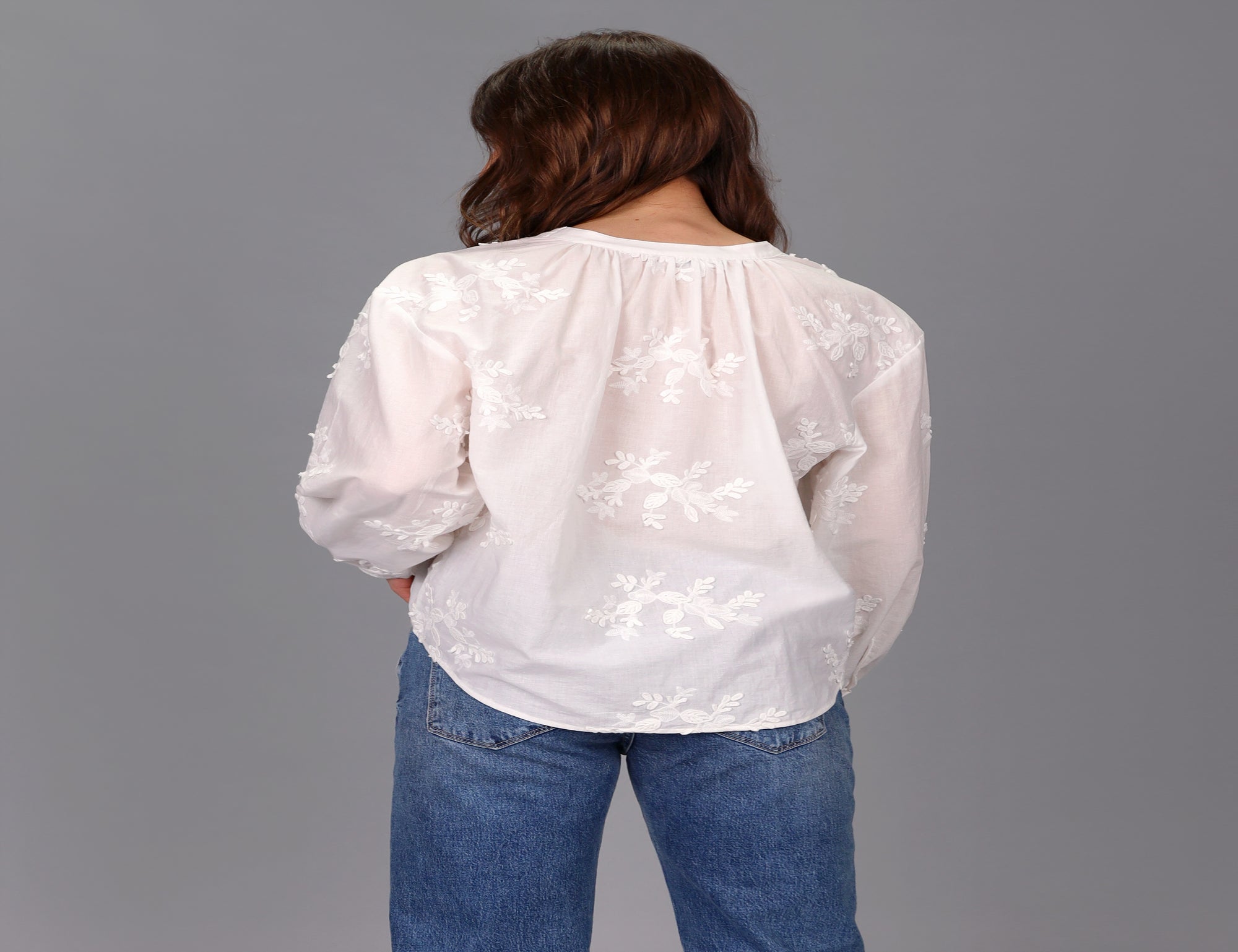 Embroidered Cotton Shirt