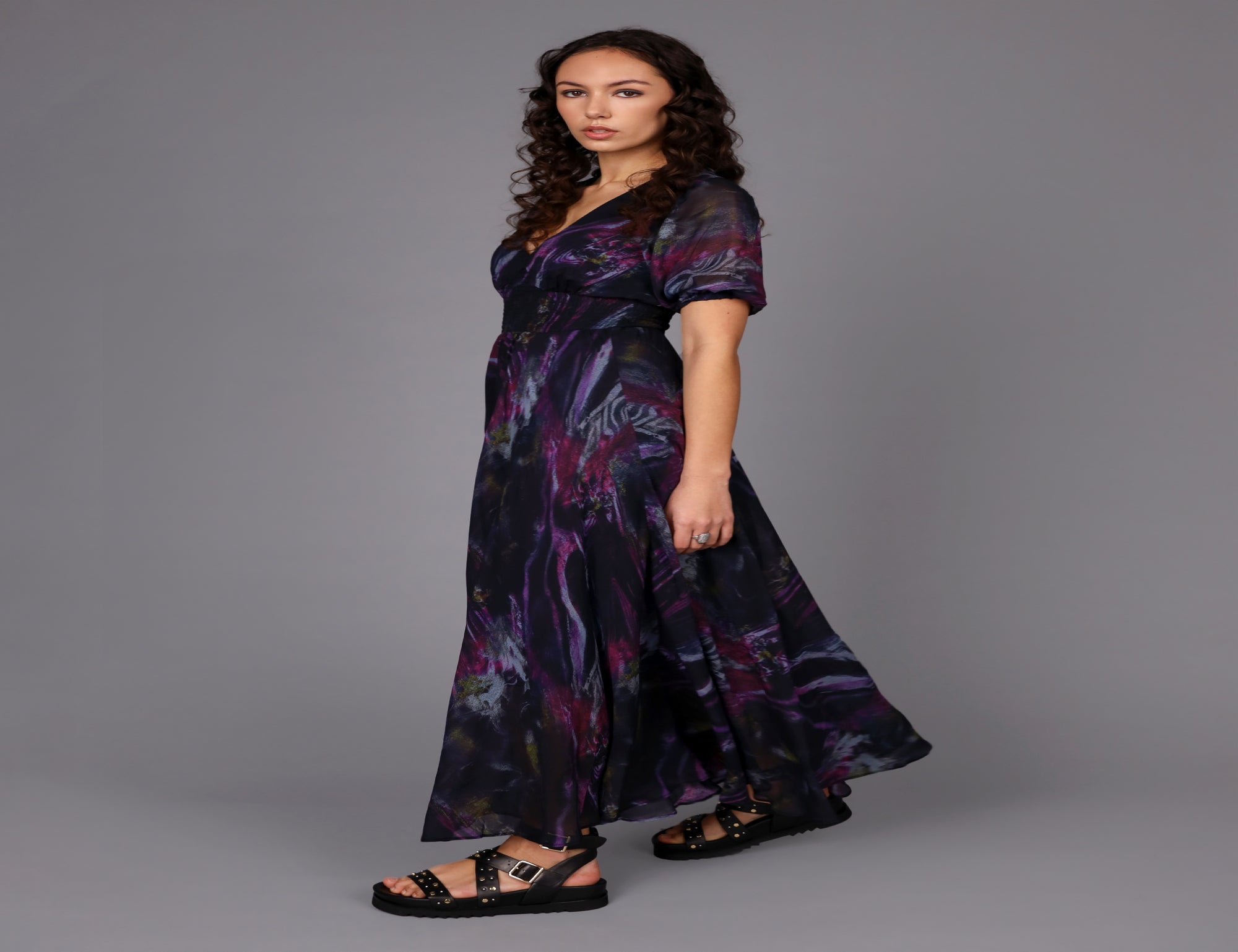 Galaxy Print Dress