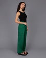 Green Cargo Wide Leg Pants