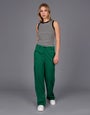 Green Cargo Wide Leg Pants