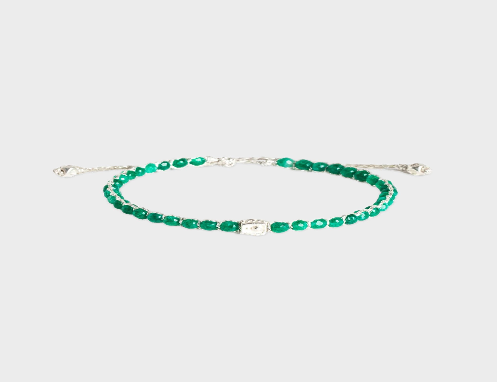 Green Emerald Agate Bracelet