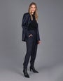 Liquid Satin Tuxedo Blazer