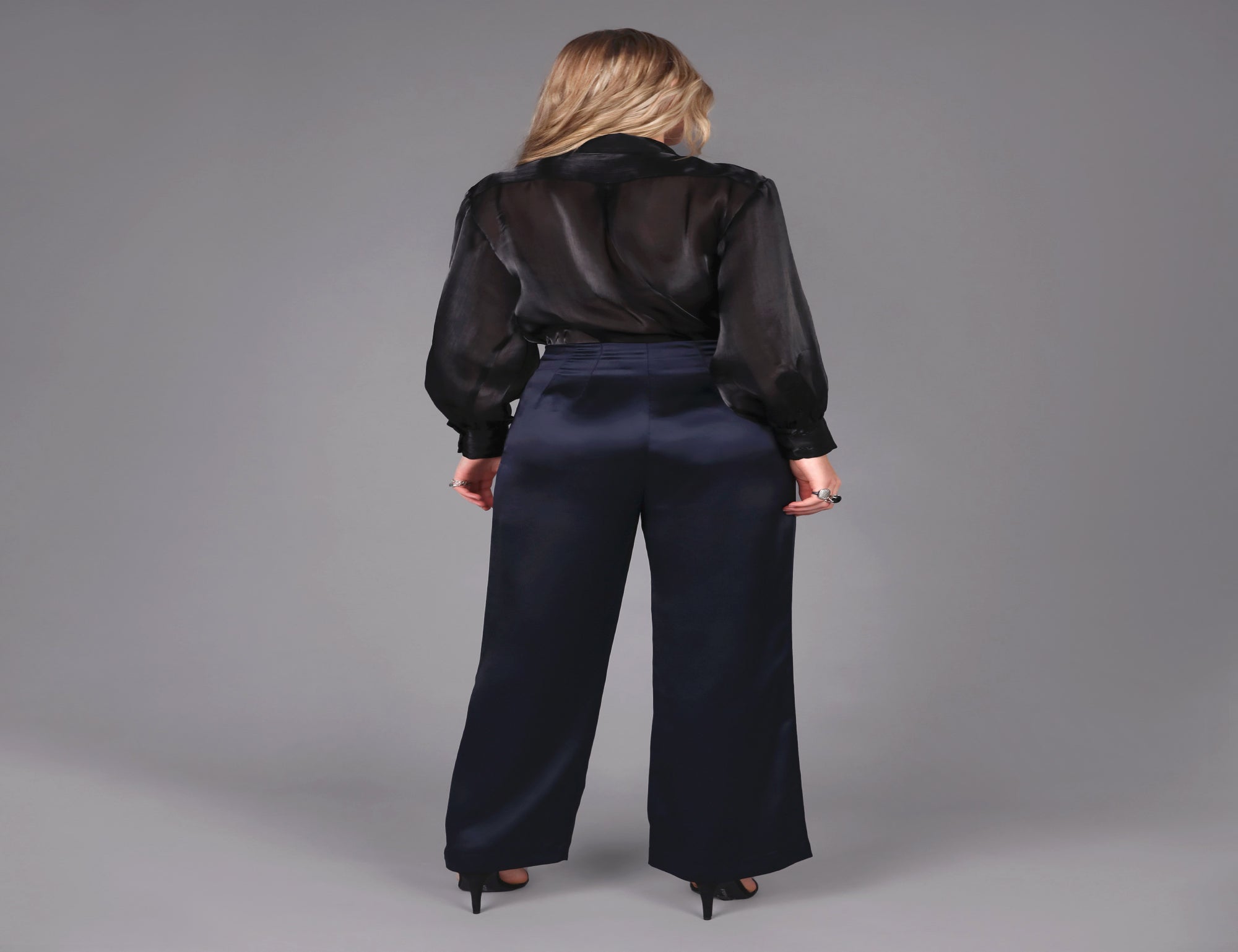 Liquid Satin Wide Leg Pant