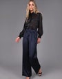 Liquid Satin Wide Leg Pant