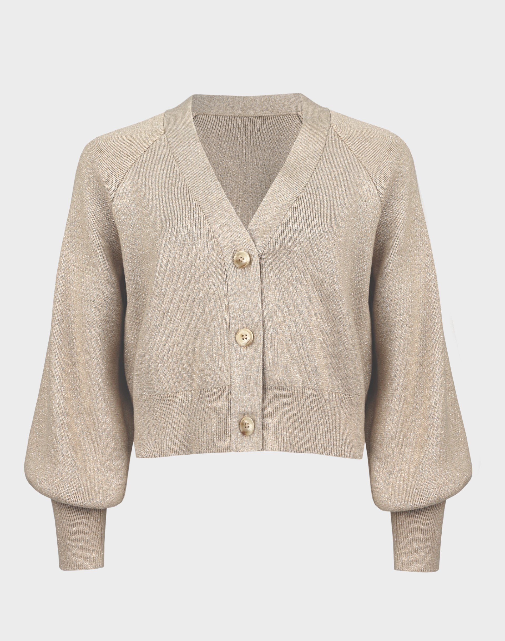 Gold clearance cropped cardigan