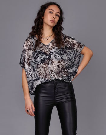 Black Print - Storm Women's Clothing