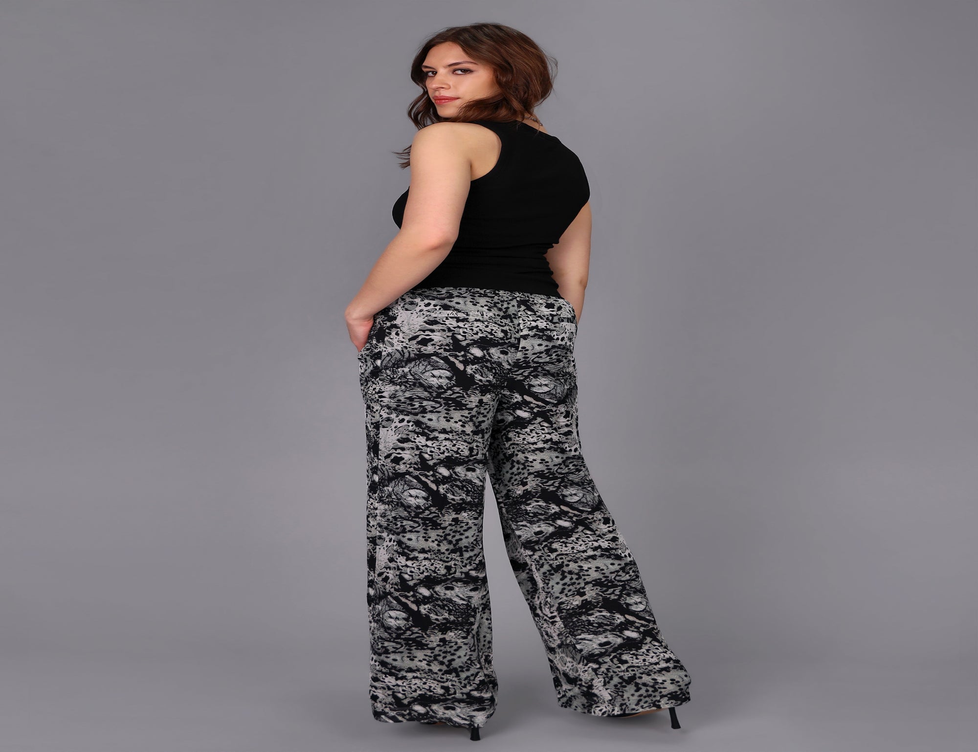 Mayhem Print Wide Leg Pant