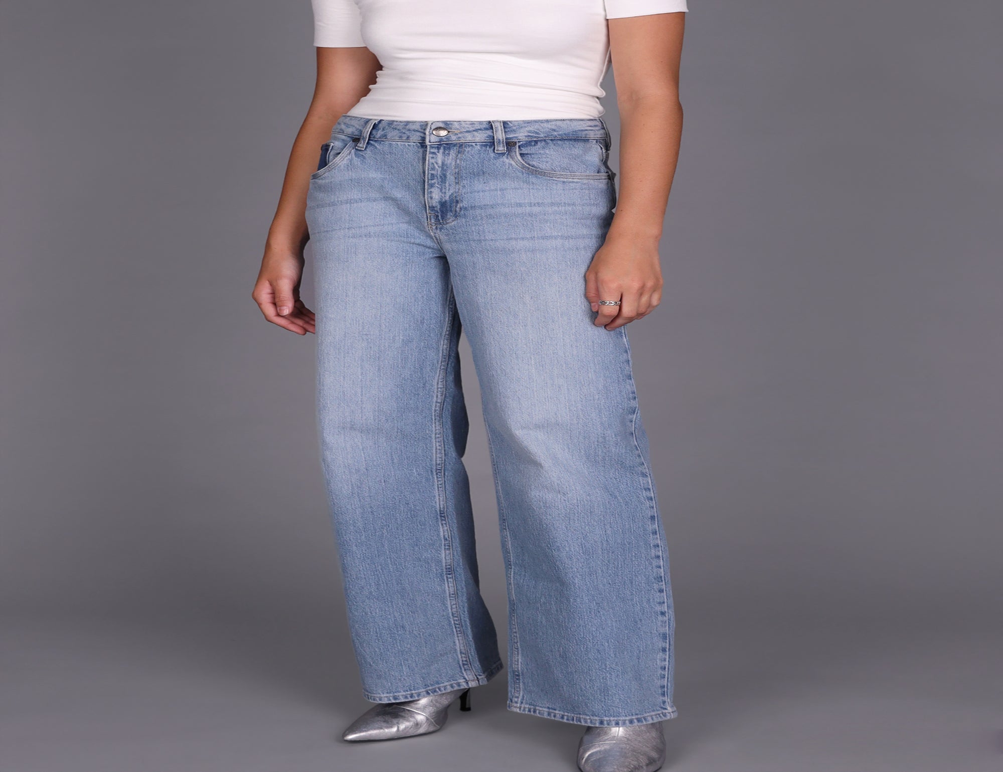 Pulz Wide Leg Jean 32L