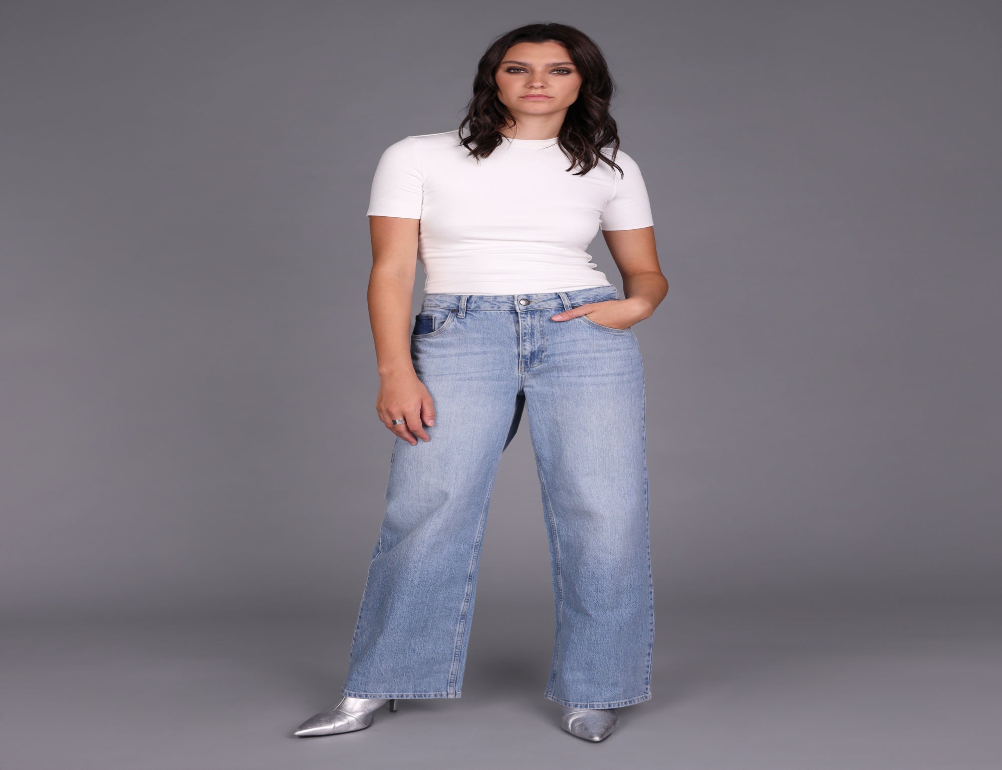 Pulz Wide Leg Jean 32L