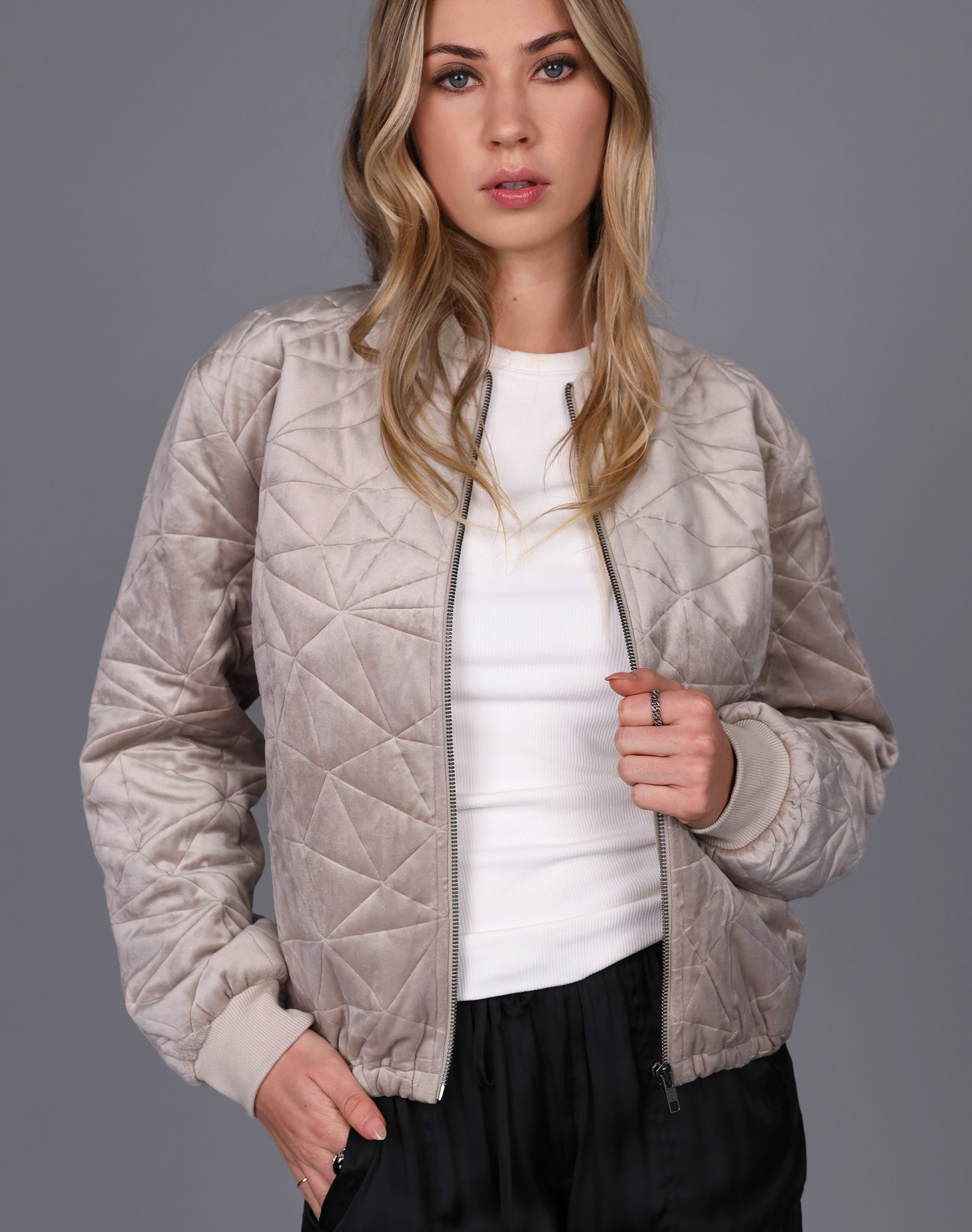 1905 collection tailored fit leather bomber jacket best sale