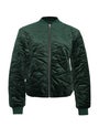 Quilted Velvet Bomber Jacket