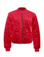 Quilted Velvet Bomber Jacket