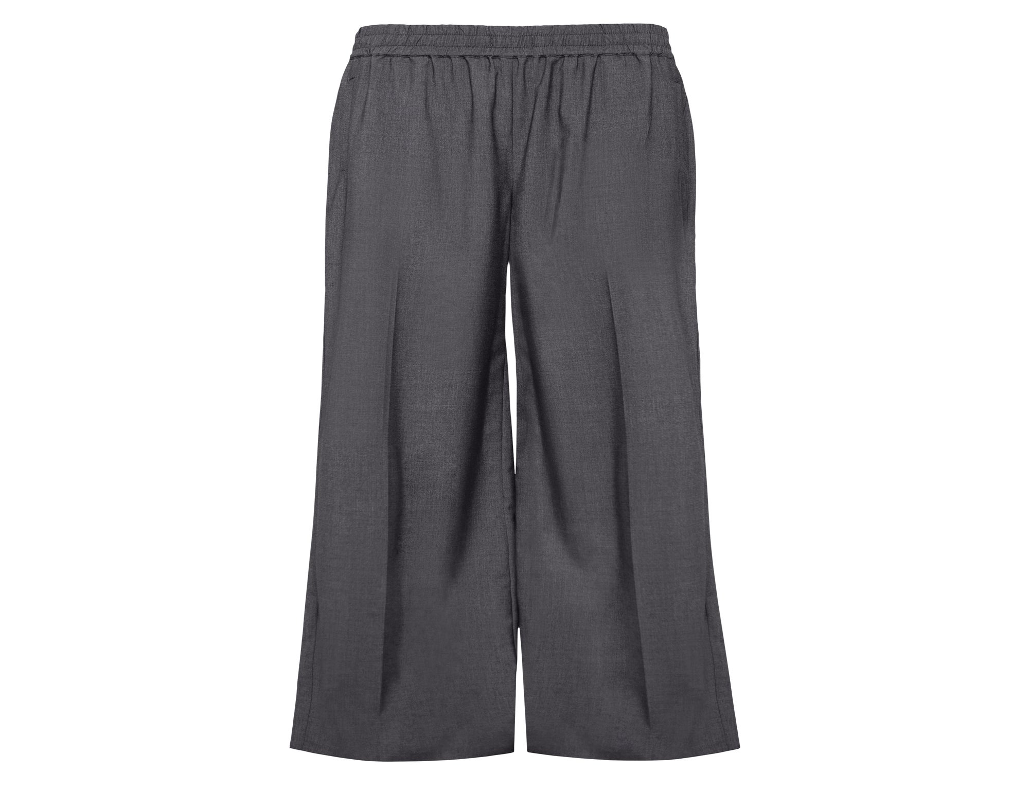 Relaxed Charcoal Wide Leg Pant