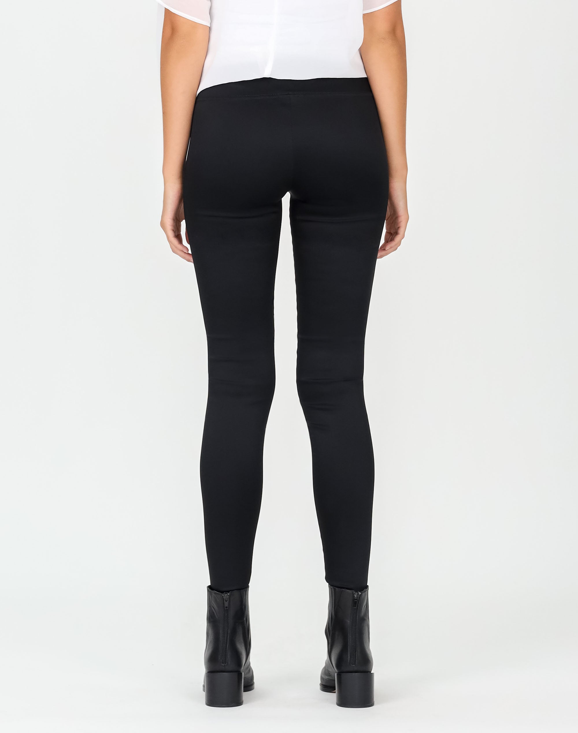 Black hotsell satin jeggings