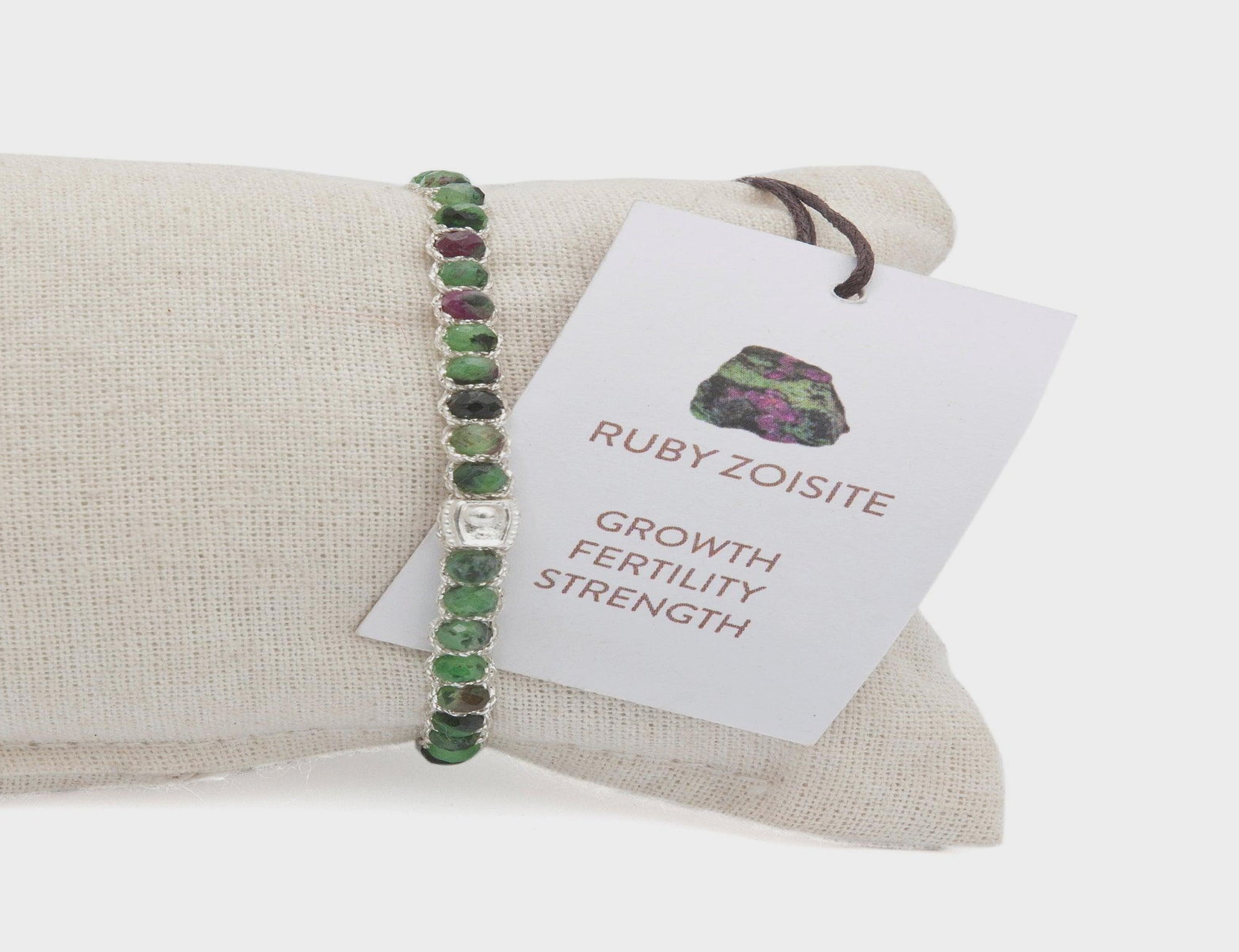 Ruby Zoisite Bracelet