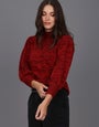 Short Sleeve Roll Neck Sweater