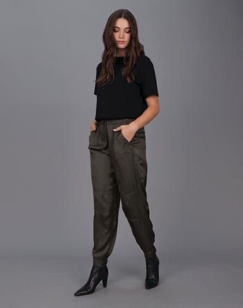 Downtime Wide Leg Lounge Pant, Storm