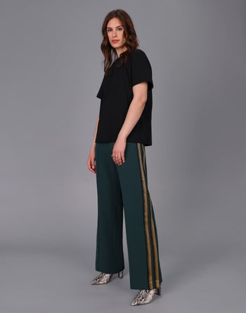 Green / Gold Stripe - Storm Women's Clothing