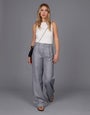 Steel Wide Leg Pant