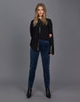 Stretch Velvet Tuxedo Pant