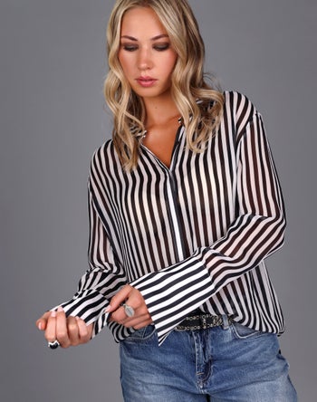 Black/White stripe - Storm Women's Clothing