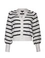 Stripe Silk Cotton Cardi