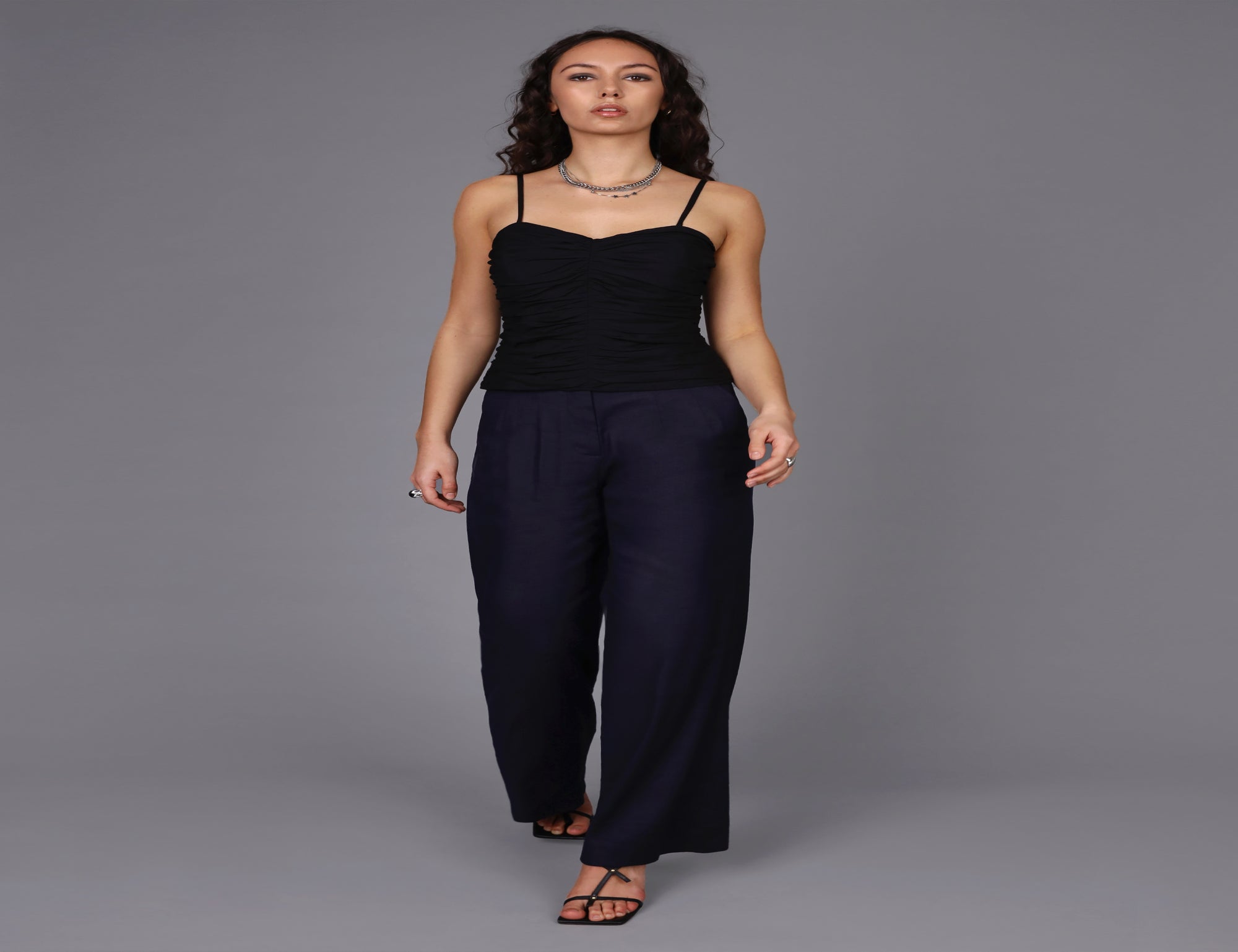 Summer Linen Wide Leg Pant