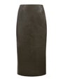 Vegan leather Pencil Skirt