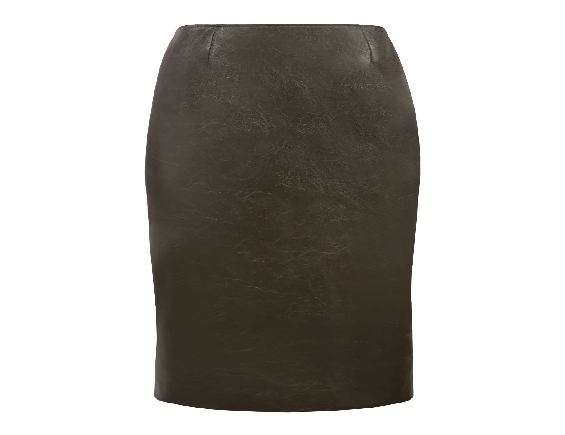 Vegan leather Pencil Skirt