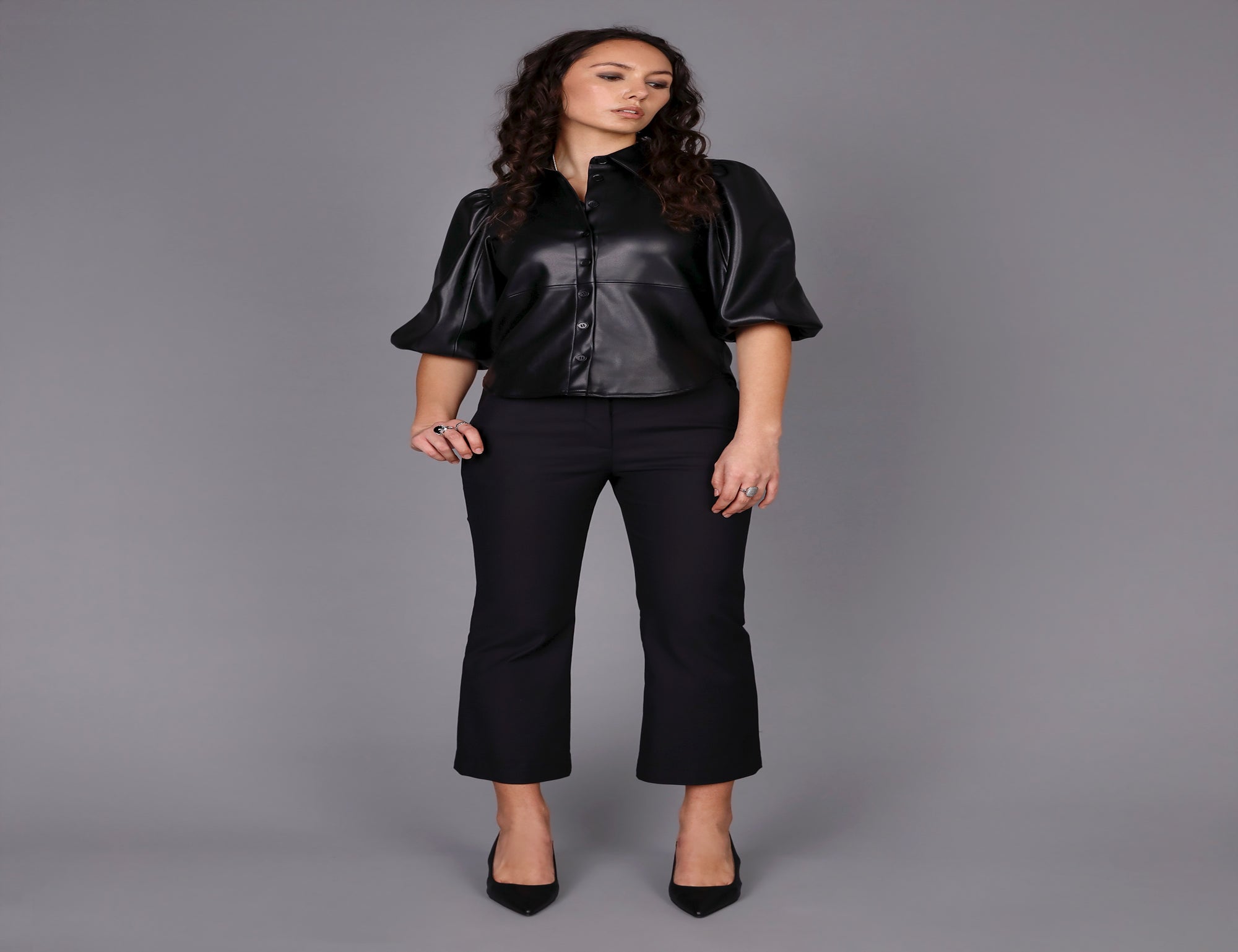 Vegan Leather Shirt