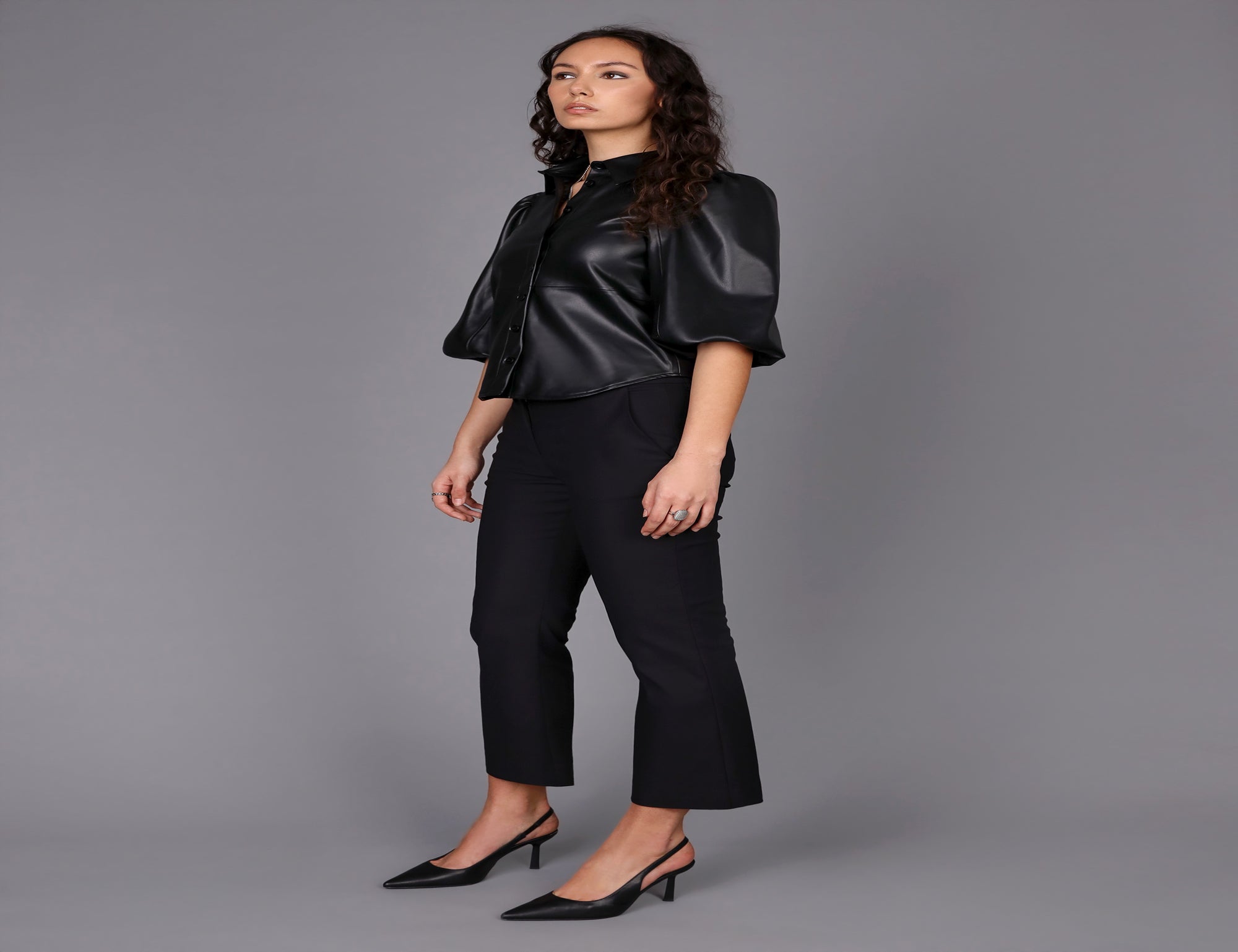 Vegan Leather Shirt