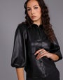 Vegan Leather Shirt