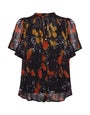 Volcan Floral Print Top