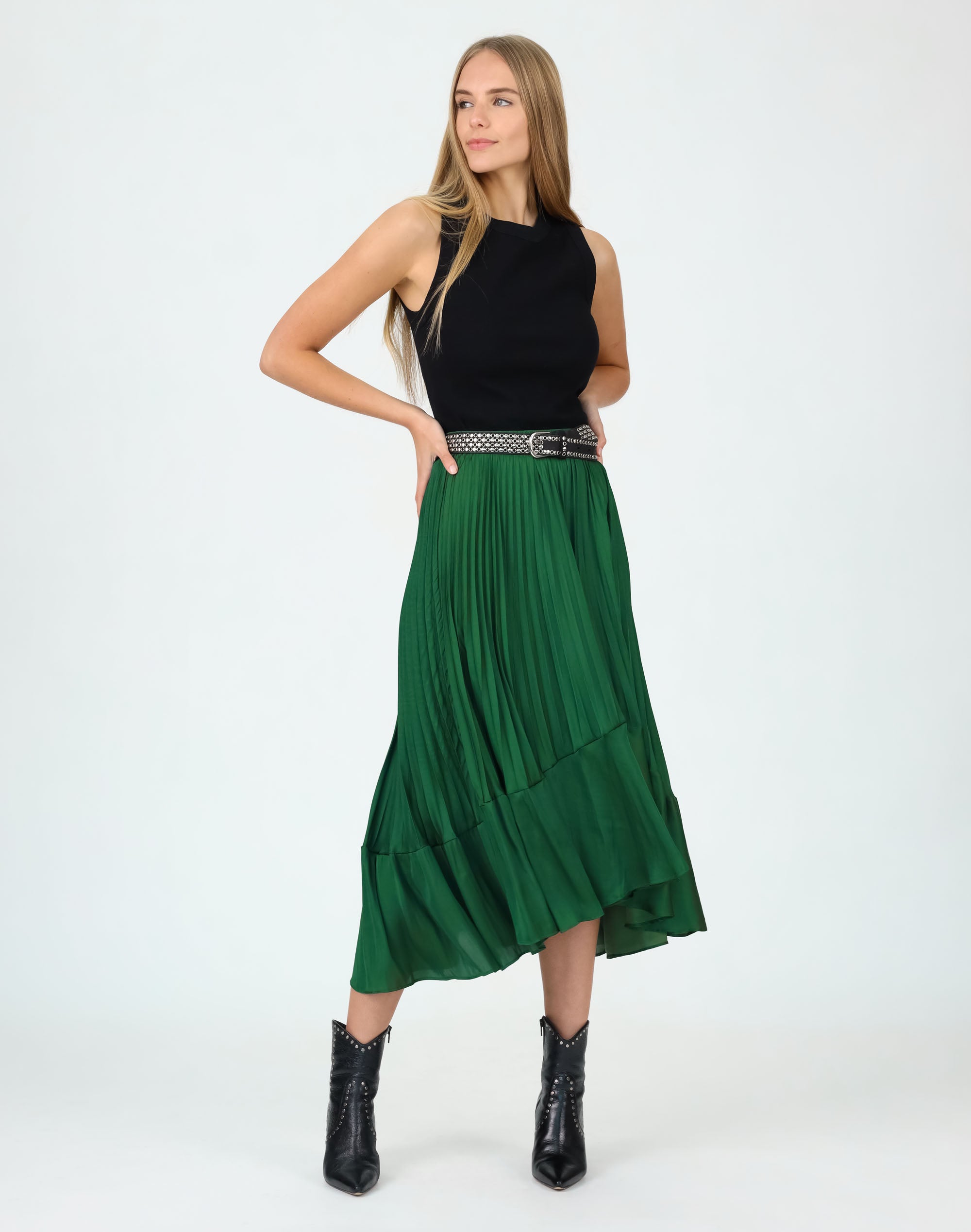 green skirts amazon