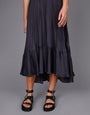 Westbay Pleated Satin Skirt