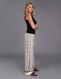 Wide Leg Geographic Print Pants