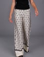 Wide Leg Geographic Print Pants