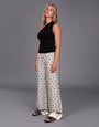 Wide Leg Geographic Print Pants